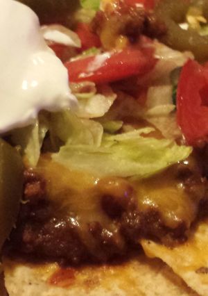 A picture of Taco nachos.
