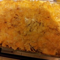 A picture of Taco lasagna improv.