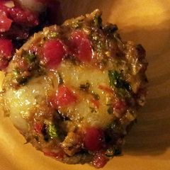 A picture of Brie Stuffed Mushrooms.