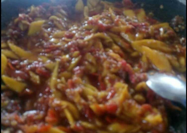 Resep Sambal terasi mangga kuweni, Bisa Manjain Lidah