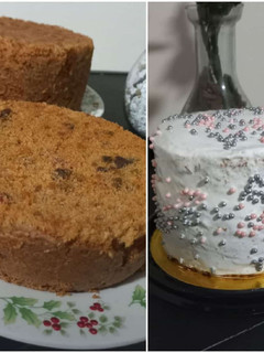 Una foto de Torta de Navidad Blanca