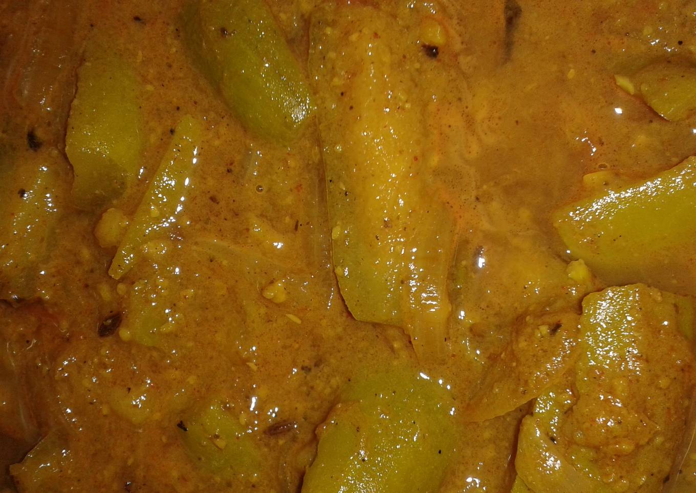 Peanut pointed gourd veggie