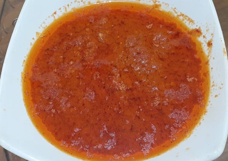 Sambal terasi (tahan lama)