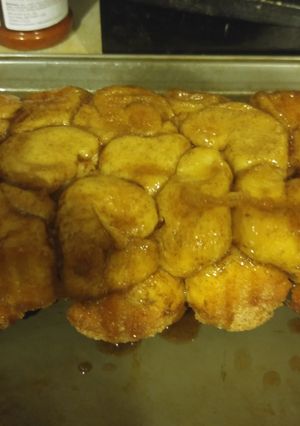 A picture of Choco-cheese Monkey Bread.