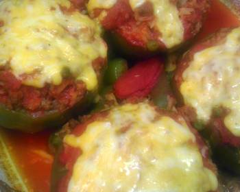 Popular Cuisine Pomodoro Stuffed peppers Delicious Nutritious