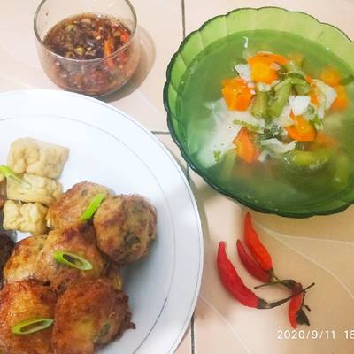 Resep Sayur Sop Perkedel Daging Sambal Kecap Masakan Sehari Hari Oleh Tria Cookpad