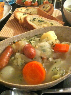 A picture of Cabbage Pot-au-feu.