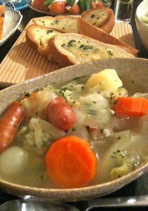 A picture of Cabbage Pot-au-feu.