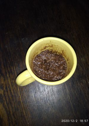 Una foto de Mini Tortita de avena en taza para merendar