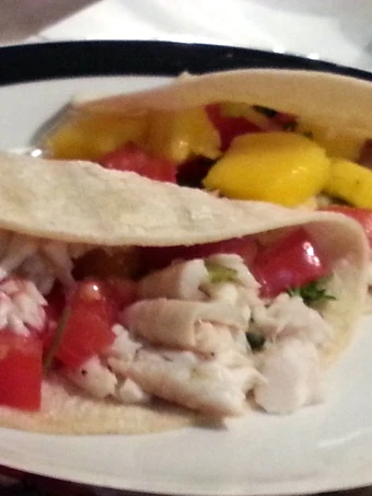 Simple Way Prepare Recipe Fish Tacos with Mango Salsa that is Really Delicious, Can Spoil the Tongue}