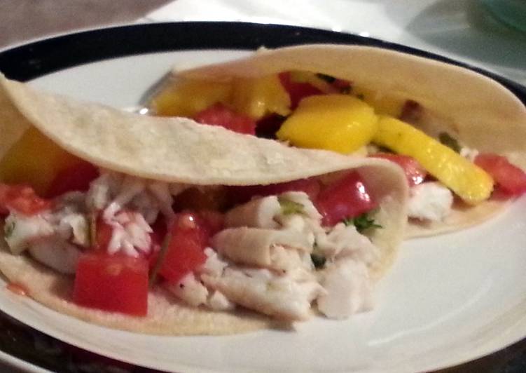 Fish Tacos with Mango Salsa Fish Tacos with Mango Salsa