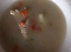 Una foto de Sopa de avena en hojuelas