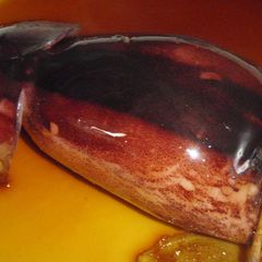 A picture of Whole Stewed Squid With Instructions for Preparation.
