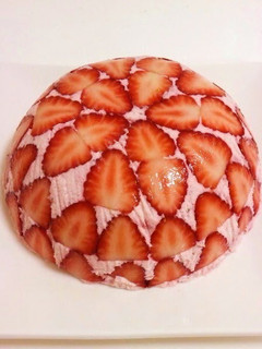 A picture of Condensed Milk Strawberry Mousse.