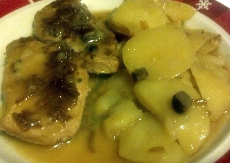 Recipe: Tasty Pork Chop and Potato Casserole