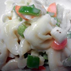 A picture of Cold Tortellini Pasta Salad.