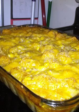 A picture of Tater Tot Casserole.