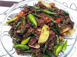 Foto resep Oseng Blondo Lombok Ijo