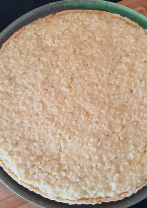 Une photo de Tarte de risotto vanillé