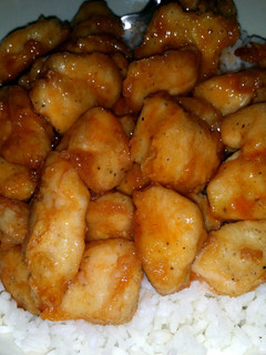 A picture of Sweet and sour chicken.