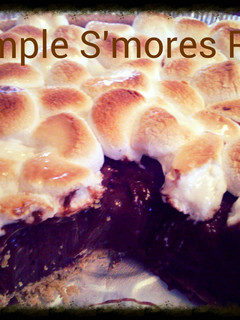 A picture of Simple S'mores Pudding Pie.