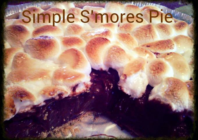 Simple S'mores Pudding Pie