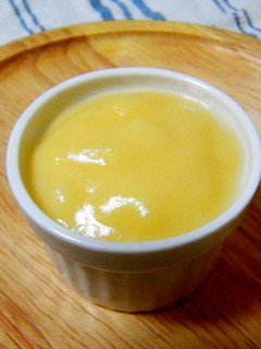 A picture of Microwaved Custard Cream with Honey.