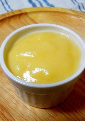 A picture of Microwaved Custard Cream with Honey.