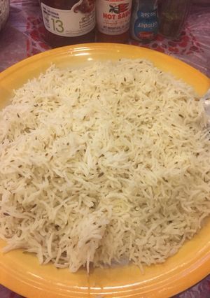 صورة لوصفة ارز ابيض بالكمون