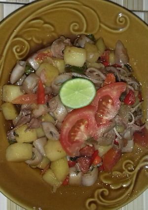 Foto resep Cumi goreng kentang