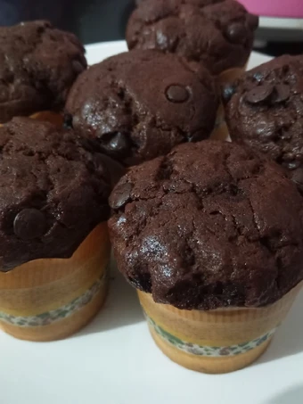Cara Sederhana Menyiapkan Resep  Banana Choco Muffin yang Enak Banget, Bisa Manjain Lidah