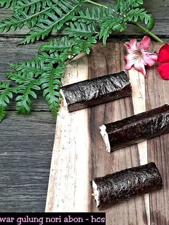 Langkah Mudah untuk Membikin Resep Roti Tawar Gulung Nori Abon (vege) yang Lezat Anti Ribet, Lezat