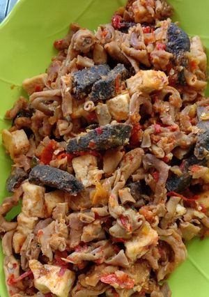 Foto resep Sambel goreng usus ayam