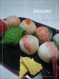 Easy Sushi Balls For Doll Festival or Birthdays