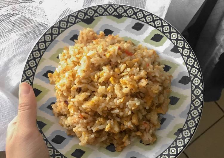 Cara Gampang Membuat Nasi Goreng Ebi Saos Tiram, Lezat Sekali