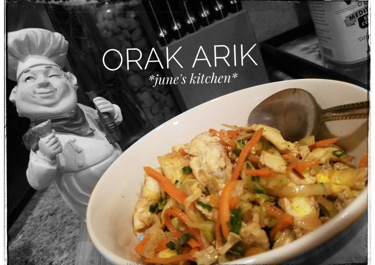 Bumbu Orak Arik (Telur Kubis Wortel) SiJune | Cara Membuat Orak Arik (Telur Kubis Wortel) SiJune Yang Lezat