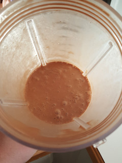 A picture of Ashlee's Peanut Butter Cup Smoothie.