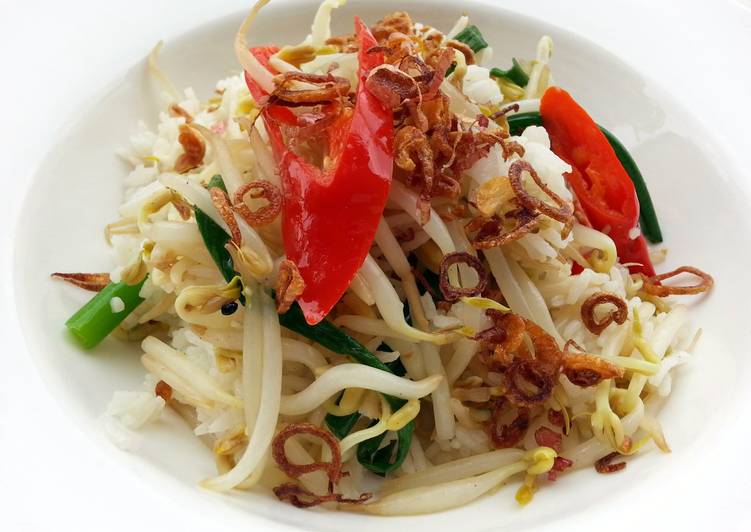 Recipe of Super Quick Homemade Bean Sprouts Rice Salad