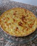 Tarta de cebolla y queso
