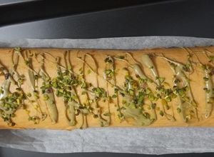 Foto di Rotolo pasta biscotto al pistacchio