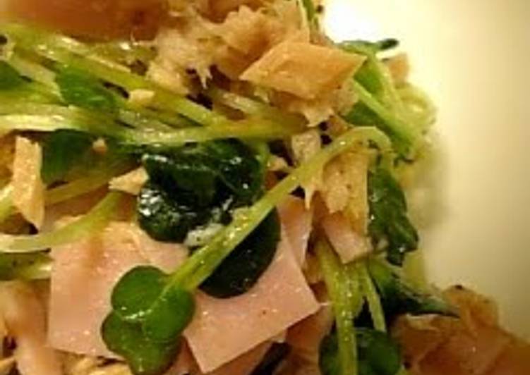 Daikon Radish Sprout Salad