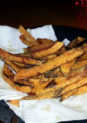 A picture of Crispy Sweet Potato Fries.