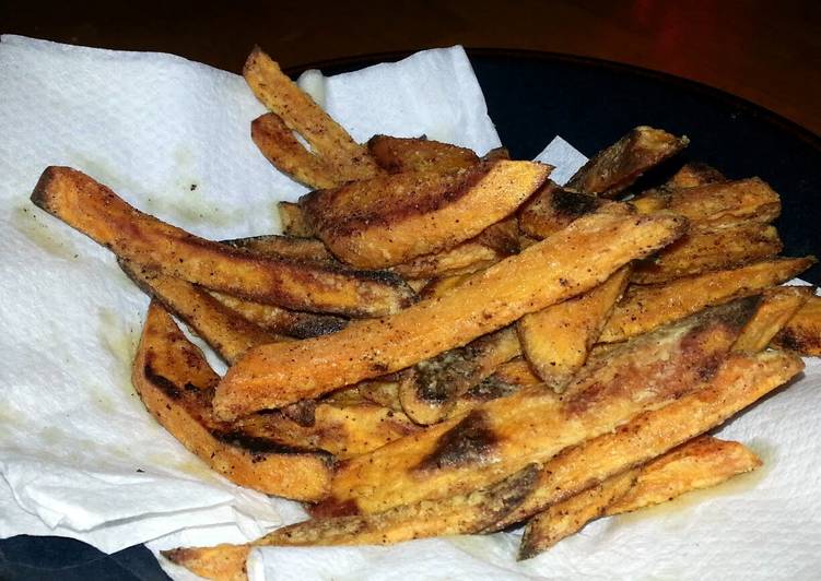 Homemade Crispy Sweet Potato Fries