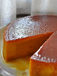 A picture of Caramel Kabocha Squash Pudding.