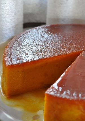 A picture of Caramel Kabocha Squash Pudding.
