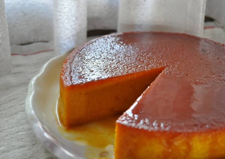 Recipe of Homemade Caramel Kabocha Squash Pudding