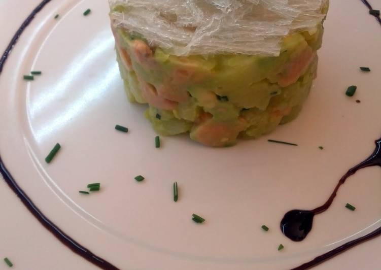 How to Make Perfect Salmon steak tartar