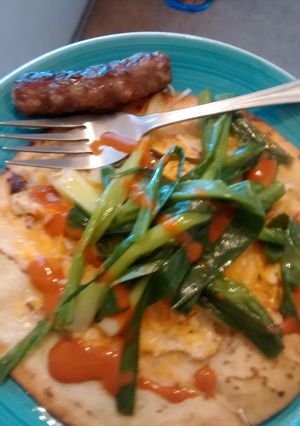 A picture of M&N's Egg in a hole.
