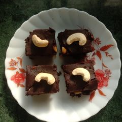 A picture of Chocolate brownie (eggless).