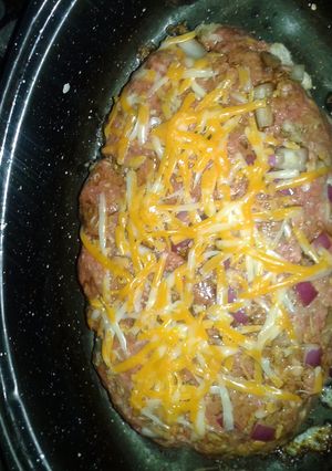 A picture of Natasha's Cheesy Meatloaf.